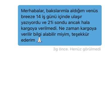 Banabak Uygulaması Ödülümü Göndermedi