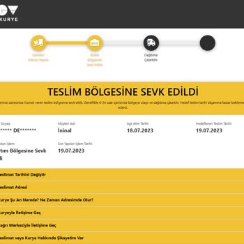 AGT Hızlı Kurye Teslimat Yapmıyor!