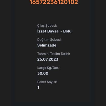 Sürat Kargo Selimzade Şubesi Kargo Teslimatı