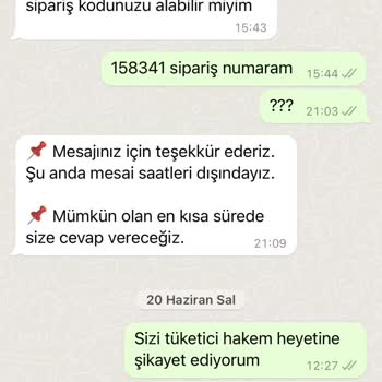 Ege Akvaryum 1 Ayda Gelmemiş Ürün Ve Hala Alamadığım Ücret İadesi