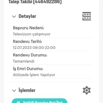 Beko Servisinden 16 Gündür Gelmeyen Televizyon