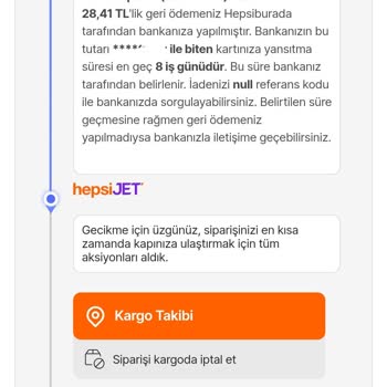 Hepsiburada' Nın Kendi Mağazasından Aldığım Ürün Hala Gelmedi