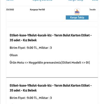 Mevlidhediyesi.com Yanlış Ürün Gönderimi