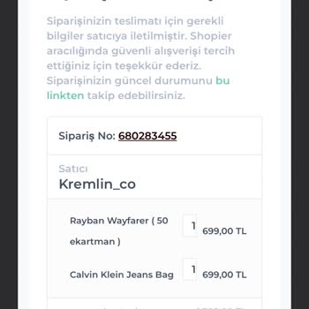 Shopier İade Değişim Sorunu