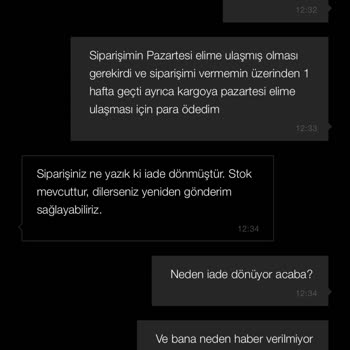 Zara Sipariş Verdikten Sonra Günler Sonra Stok Yok Diye İptal Ettiler