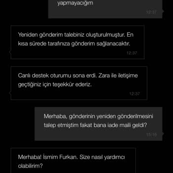 Zara Sipariş Verdikten Sonra Günler Sonra Stok Yok Diye İptal Ettiler