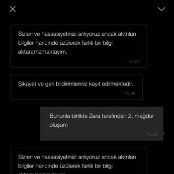 Zara Sipariş Verdikten Sonra Günler Sonra Stok Yok Diye İptal Ettiler