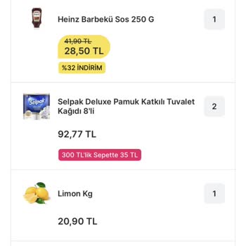 Migros Sanal Market Pişmanlığı
