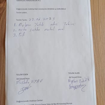 Düğüncüzade Mobilya Center Düğüncüzade Mobilya Hatalı Ürün Gönderiyor Ürünün Arkasında Durmuyor