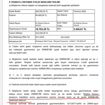 Eminevim Sürekli Ek Masraflar Çıkarıyor.