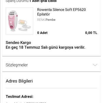 N11 Aldığım Ürünün Elime Ulaşmayıp Siparişimin İptal Edilmesi