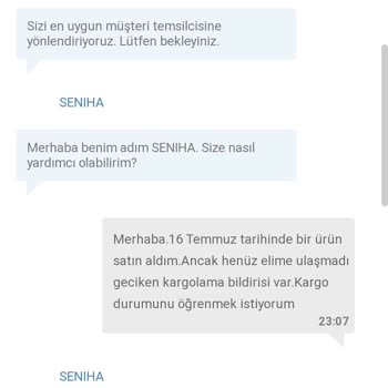 N11 Aldığım Ürünün Elime Ulaşmayıp Siparişimin İptal Edilmesi