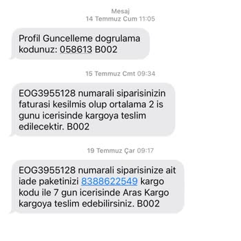 Aras Kargo Kaybolan Kargo