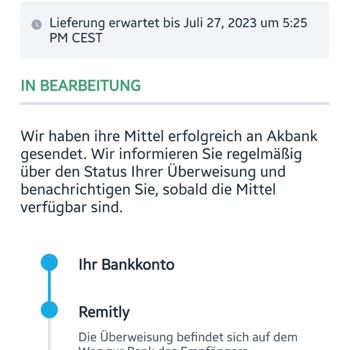Akbank Yurt Dışından Gelen Havale