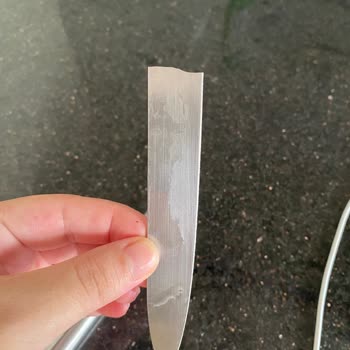 Schafer Çelik Bıçak Setindeki Bıçak Doğrama Yaparken Kırıldı