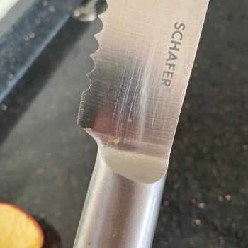 Schafer Çelik Bıçak Setindeki Bıçak Doğrama Yaparken Kırıldı