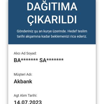 AGT Kurye 15 Günde Gönderiyi Teslim Edemedi