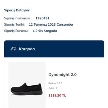 Skechers Ayakkabı Siparişi Ve Kargo Sorunu