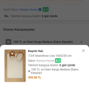 Trendyol Karaca Yanlış Ürün Gönderimi!