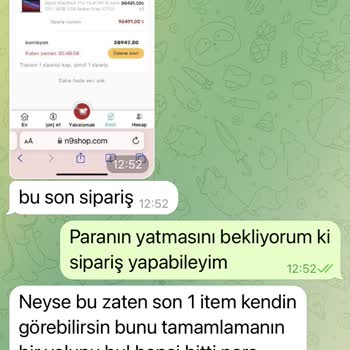 N9shop Uygulamasıyla İlgili Şikayet
