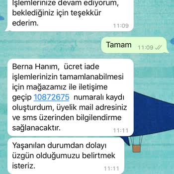 A101 Eksik Ürün Yollayıp Paramı İade Etmiyor