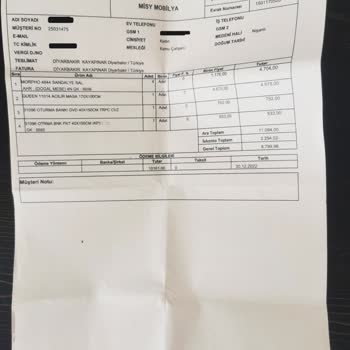 Kelebek Mobilya 8 Ayda Gelmeyen Ürün