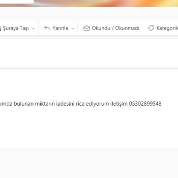 Martı Cüzdanında Bulunan Paramı İade Etmiyor.
