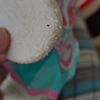 Haribo Marshmallow İçinde Siyah Cisimler