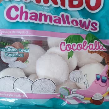 Haribo Marshmallow İçinde Siyah Cisimler