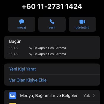 WhatsApp Başka Ülkelerden Aranıyorum