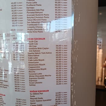 Simit Sarayı Fiyat Listesi Yok Fahiş Fiyat