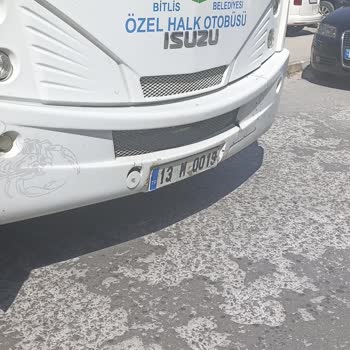 Bitlis Belediyesi Otobüs Şoförü Şikayet