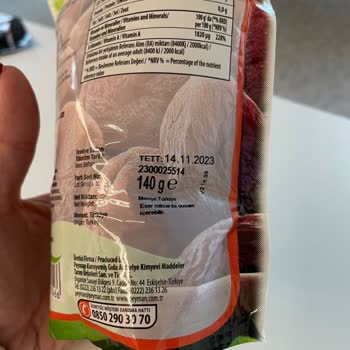 Peyman Davul Gibi Kendiliğinden Şişen, Tarihi Geçmemiş, Açılmamış Paket