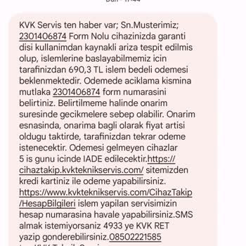 KVK Samsung Tablet Garanti Sorunu
