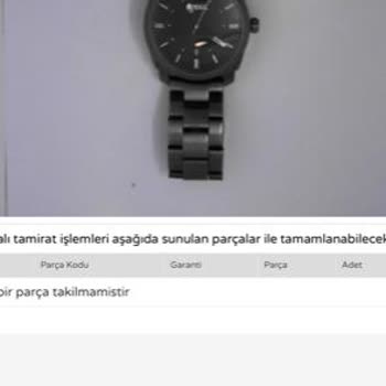 Saat & Saat Fossil Saat Garanti Problemi