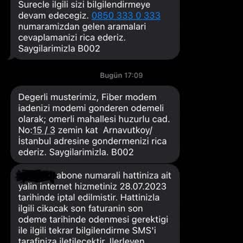 Millenicom İptal Ederken Bile Ekstra Para Almaya Çalışıyor