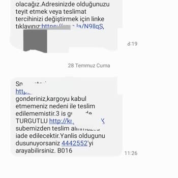 Aras Kargo Teslimatımı Eve Getirmiyor