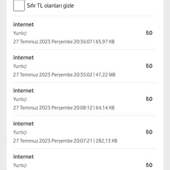 Vodafone Kafasına Göre Faturaya Ek Paket Ve Aşım Ücreti Ekliyor
