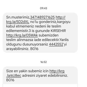 Aras Kargo Kargonun Müşteriye Ulaştırılmaması