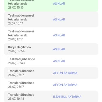 MNG Kargo Uşak Aşıklar Şubesi Teslimatı Geciktiriyor.