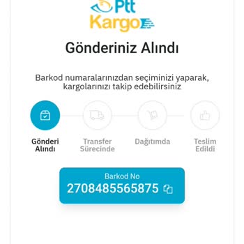 PttAVM 1 Aydır Gelmeyen Kargo