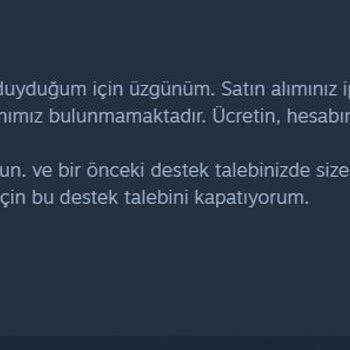 Steam Para İademi Yapmıyor