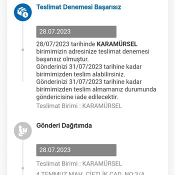 MNG Kargo Teslimatı Yapmaması Ve Dağıtıma Çıkarmaması