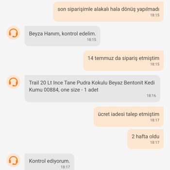 Trendyol Ürünüm 2 Haftadır Yok