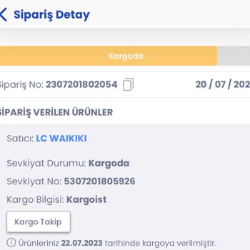Kargoist Siparişim Teslim Edilmedi