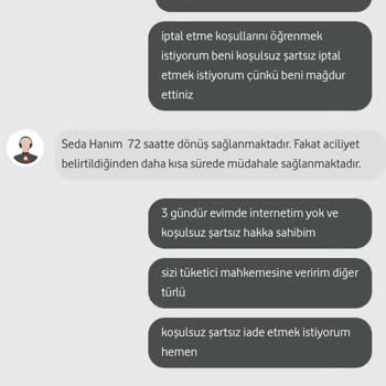 Vodafone Ev İnternetim Yok