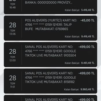 TikTok Bankadan İzinsiz Para Çekilmesi