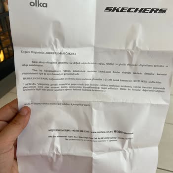 Skechersten Aldığım 1 Aylık Ayakkabı Paramparça