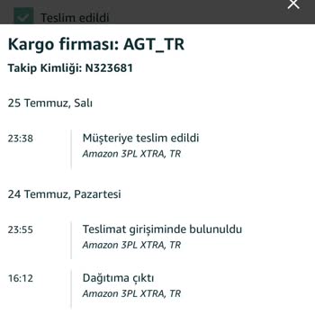 AGT Kurye Ürünüme El Koydu Amazon Da Buna Göz Yumuyor