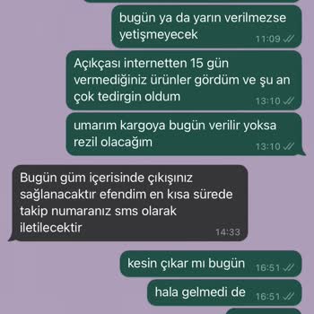 Eyyo Sipariş Kargoya Verilme Gecikme